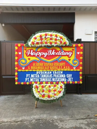 Papan Bunga Pernikahan jhl solitaire gading serpong